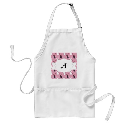 Roze vormloze droger standaard schort (Voorkant)
