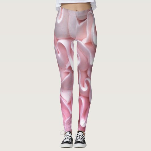 Roze vorst leggings (Voorkant)