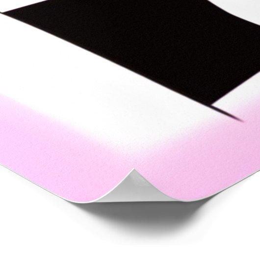 Roze vortex: een geruite afdaling poster (Hoek)