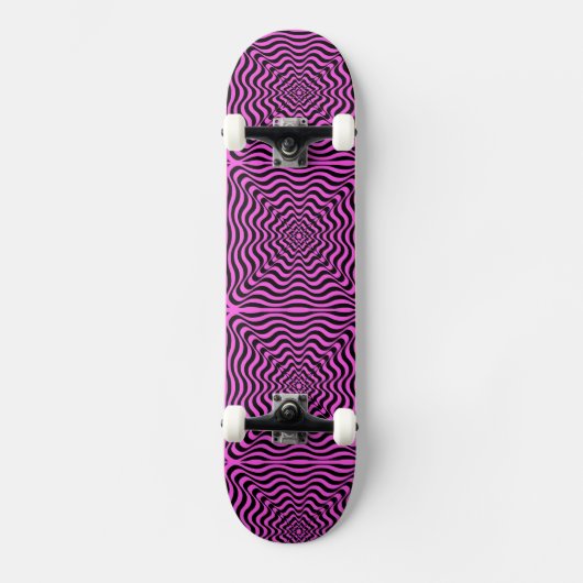 Roze Vortex Persoonlijk Skateboard (Voorkant)