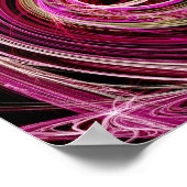 Roze Vortex Poster (Hoek)