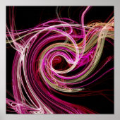 Roze Vortex Poster (Voorkant)