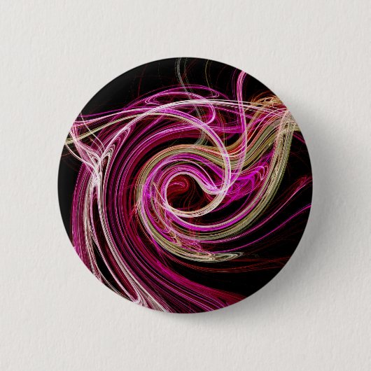 Roze Vortex Ronde Button 5,7 Cm (Voorkant)