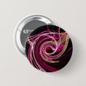 Roze Vortex Ronde Button 5,7 Cm (Voorkant /achterkant)