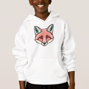 Roze vos gezicht Kids