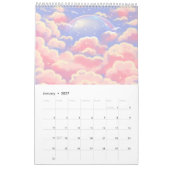 roze vossenkalenders kalender (Jan 2027)