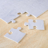 Roze Vrachtwagen Kerstboom Legpuzzel (Zijkant)