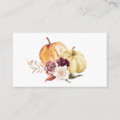 Roze Vrachtwagen Luier Raffle Herfst Baby shower Informatiekaartje (Achterkant)