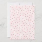 Roze  vrachtwagenmaiden Luncheon Invitae (Achterkant)