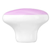 Roze vrede keramische knop (Zijkant)