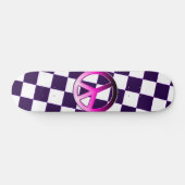 Roze vrede skateboard (Horizontaal)