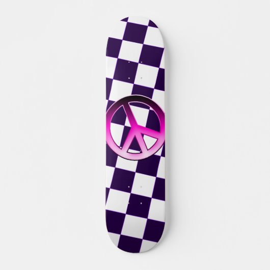 Roze vrede skateboard (Voorkant)