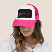 roze vrede trucker pet (In situ)