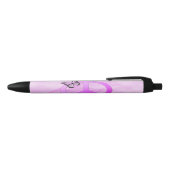 Roze vrede zwarte inkt pen (Bovenkant)