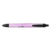 Roze vrede zwarte inkt pen (Achterkant)