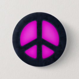 Roze Vredesbord Ronde Button 5,7 Cm
