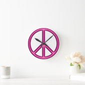 Roze Vredesbord Ronde Klok (Huis)