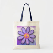  roze vredesbord tote bag (Voorkant)