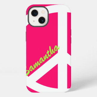 Roze Vredesteken iPhone 13 Hoesje