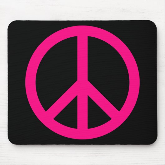 Roze Vredesteken Muismat (Voorkant)