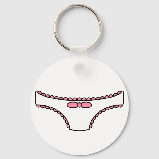 Roze vriendelijke deelvensters sleutelhanger (Voorkant)