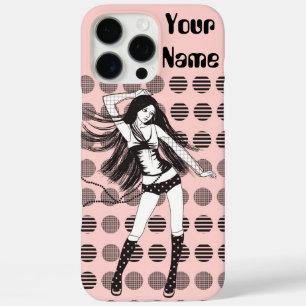 roze vriendin danser iPhone 16 pro max hoesje