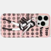 roze vriendin danser Case-Mate iPhone case (Achterkant (horizontaal))