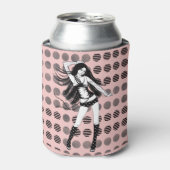 roze vriendin danseres blikjeskoeler (Blikje Voorkant)
