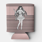 roze vriendin danseres blikjeskoeler (Achterkant)