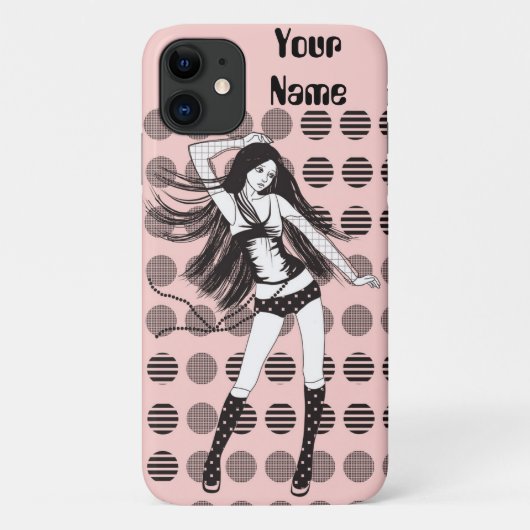 roze vriendin danseres Case-Mate iPhone case (Achterkant)