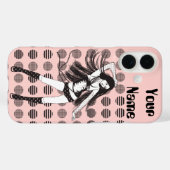 roze vriendin danseres Case-Mate iPhone case (Achterkant (horizontaal))