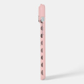 roze vriendin danseres iPhone hoesje (Linkerkant)