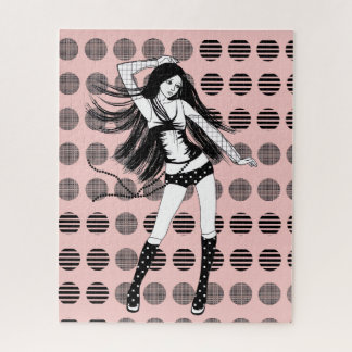 roze vriendin danseres legpuzzel