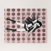 roze vriendin danseres  legpuzzel (Horizontaal)