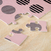 roze vriendin danseres legpuzzel (Zijkant)