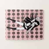roze vriendin danseres legpuzzel (Horizontaal)
