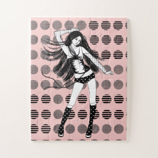 roze vriendin danseres legpuzzel