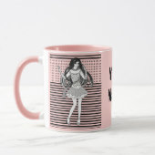roze vriendin danseres mok (Links)
