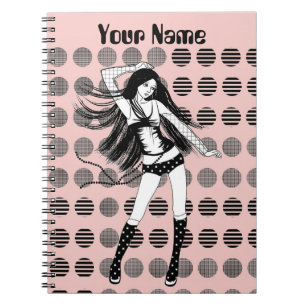 roze vriendin danseres notitieboek