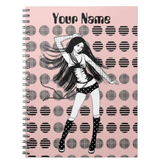 roze vriendin danseres notitieboek