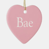 Roze vriendin vrouw baas definitie keramisch ornament (Rechts)