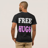 Roze, vrij T-shirt overhemd (Achterkant volledig)