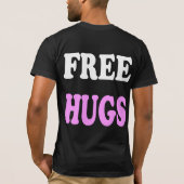 Roze, vrij T-shirt overhemd (Achterkant)