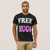 Roze, vrij T-shirt overhemd (Voorkant volledig)