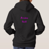 Roze vrijdag zwarte oodie hoodie (Achterkant)
