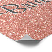 Roze Vrijgezellenfeest Aankondiging Party Sign Poster (Hoek)