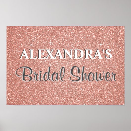 Roze Vrijgezellenfeest Aankondiging Party Sign Poster (Voorkant)