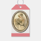 Roze  Vrijgezellenfeest Bride Gift Labels Cadeaulabel (Voorkant)