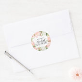 Roze Vrijgezellenfeest Envelopzegel Ronde Sticker (Envelop)