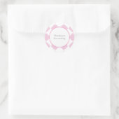 Roze Vrijgezellenfeest Favor Labels (Tas)